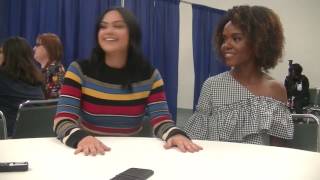 WonderCon 17 Interview: Camila Mendes & Ashleigh Murray (Riverdale)
Camila Mendes (Veronica) and Ashleigh Murray (Josie) preview the rest of Riverdale Season 1 at WonderCon 2017.
Riverdale airs on Thursday nights at 9/8c on The CW.
Originally posted at HeroicHollywood.com
Find All Of Andys Work: http://andybehbakht.com/
#Facebook: https://www.facebook.com/AndyBehbakhtOfficial
#Twitter: https://twitter.com/AndyBehbakht
#Instagram: https://www.instagram.com/andybehbakht/
#YouTube: https://www.youtube.com/c/AndyBehbakht WonderCon 17 Interview: Camila Mendes & Ashleigh Murray (Riverdale)