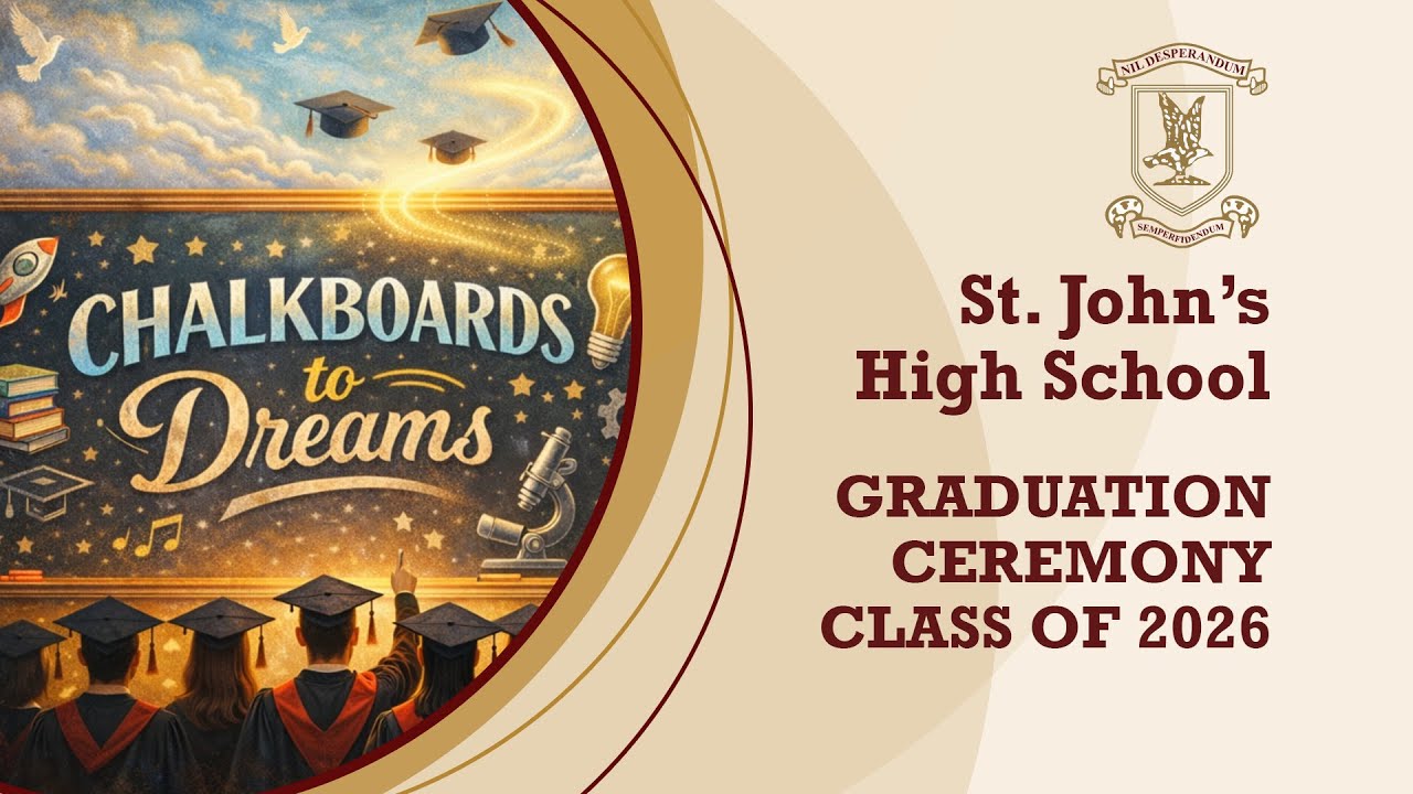 St. John's High School | Graduation Class of 2026 | Live stream - YouTube