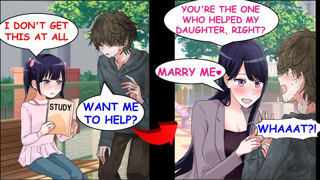 Когда бездомный парень помог плачущей девочке с домашним заданием и был принят к себе её мамой-ге...