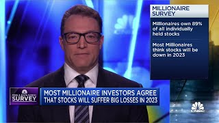 Most millionaires investors agree that stocks will suffer big losses in 2023, CNBC survey finds Most millionaires investors agree that stocks will suffer big losses in 2023, CNBC survey finds