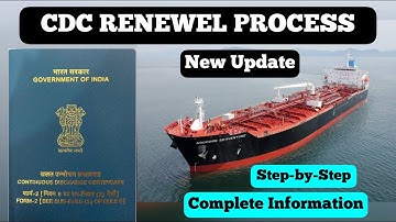 CDC Renewal Process || How to apply for CDC renewal || CDC Replacement || CDC Sticker || #cdc