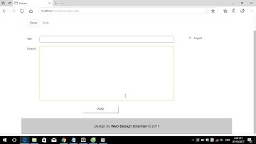 Create Forum Use PHP and Bootstrap Part 61