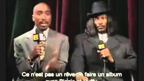 2pac & Snoop Doggy Dogg interview chez MTV music Awards 1996 à New-York