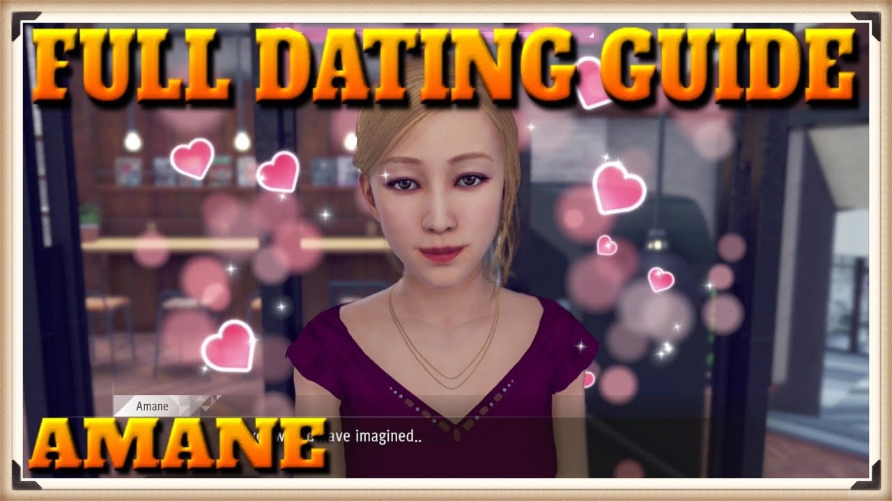 Amane Dating Walkthrough in Judgment (Judge Eyes). 