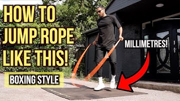 100% The BEST Jump Rope Tutorial For Beginner Boxing! 🥊