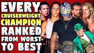 EVERY WCW & WWE Cruiserweight Champion Ranked From WORST To BEST