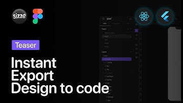 Sizze - Instant Export Design to Code