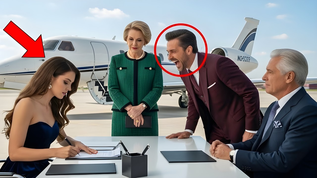 Она тихо ПОДПИСАЛА развод — а затем ШОКИРОВАЛА всех, появившись на частном самолёте миллиардера…