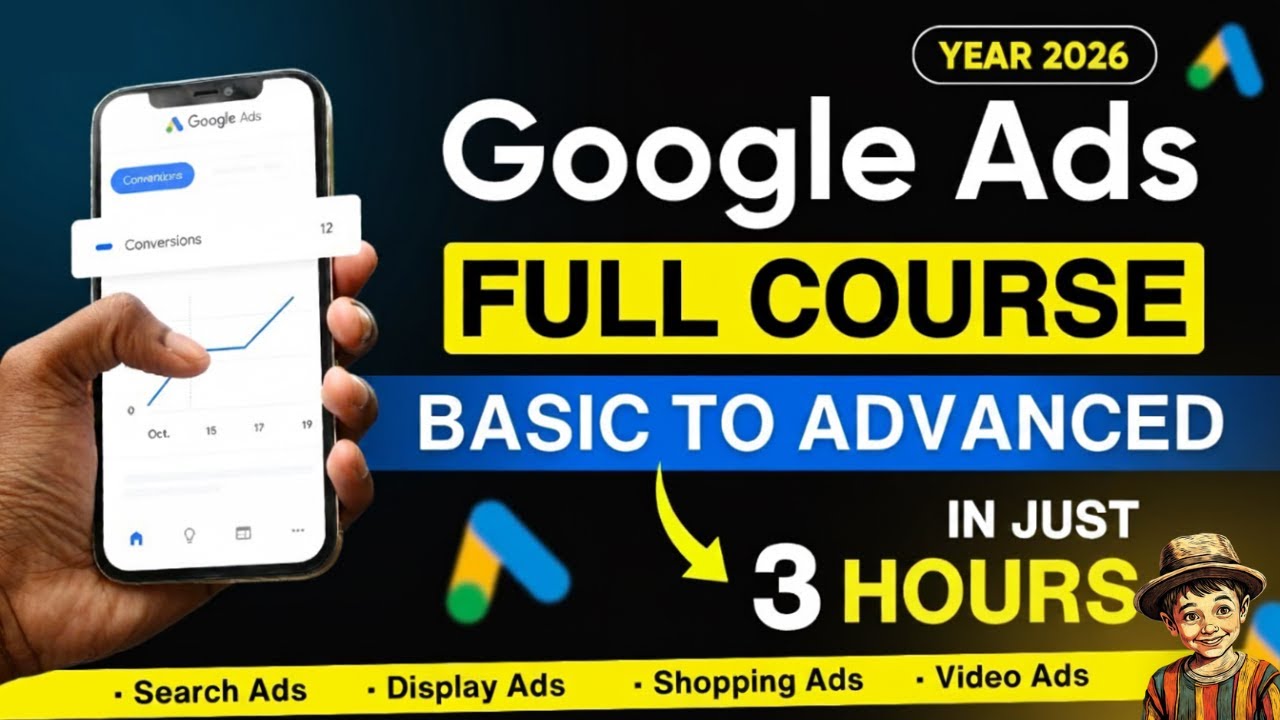 Google Ads Complete Course 2025 | Step-by-Step Google Ads Training for ...