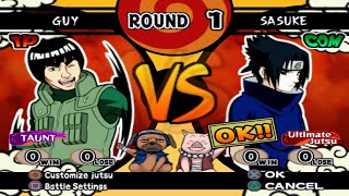 Download lagu Guy VS Sasuke (INSANE) - Naruto Shippuden Ultimate Ninja 4
