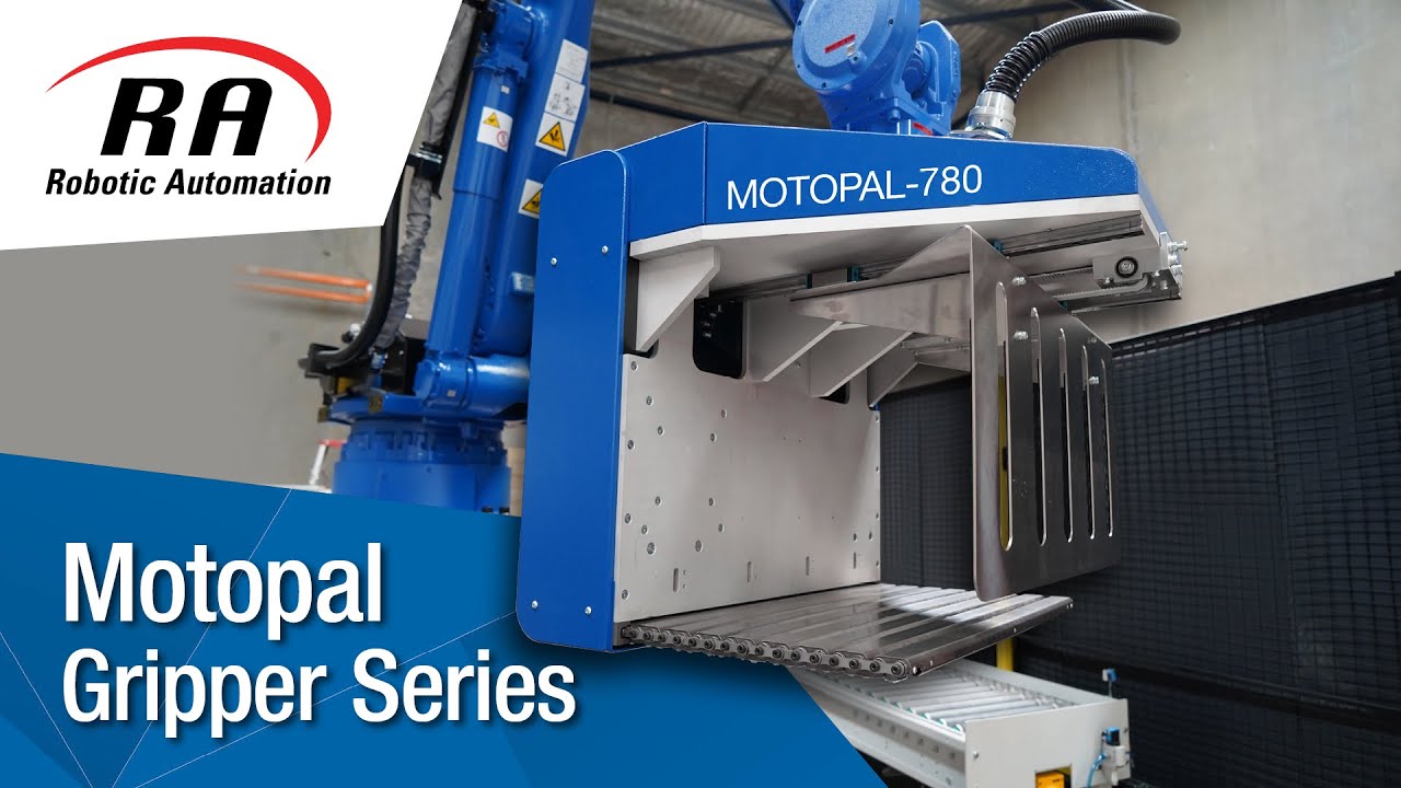 Motopal gripper series designed for palletising shelf-ready cartons