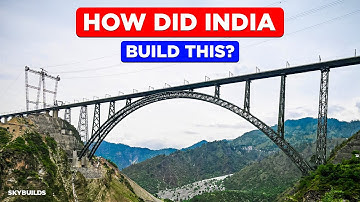 INDIA bouwt de hoogste spoorbrug ter wereld!