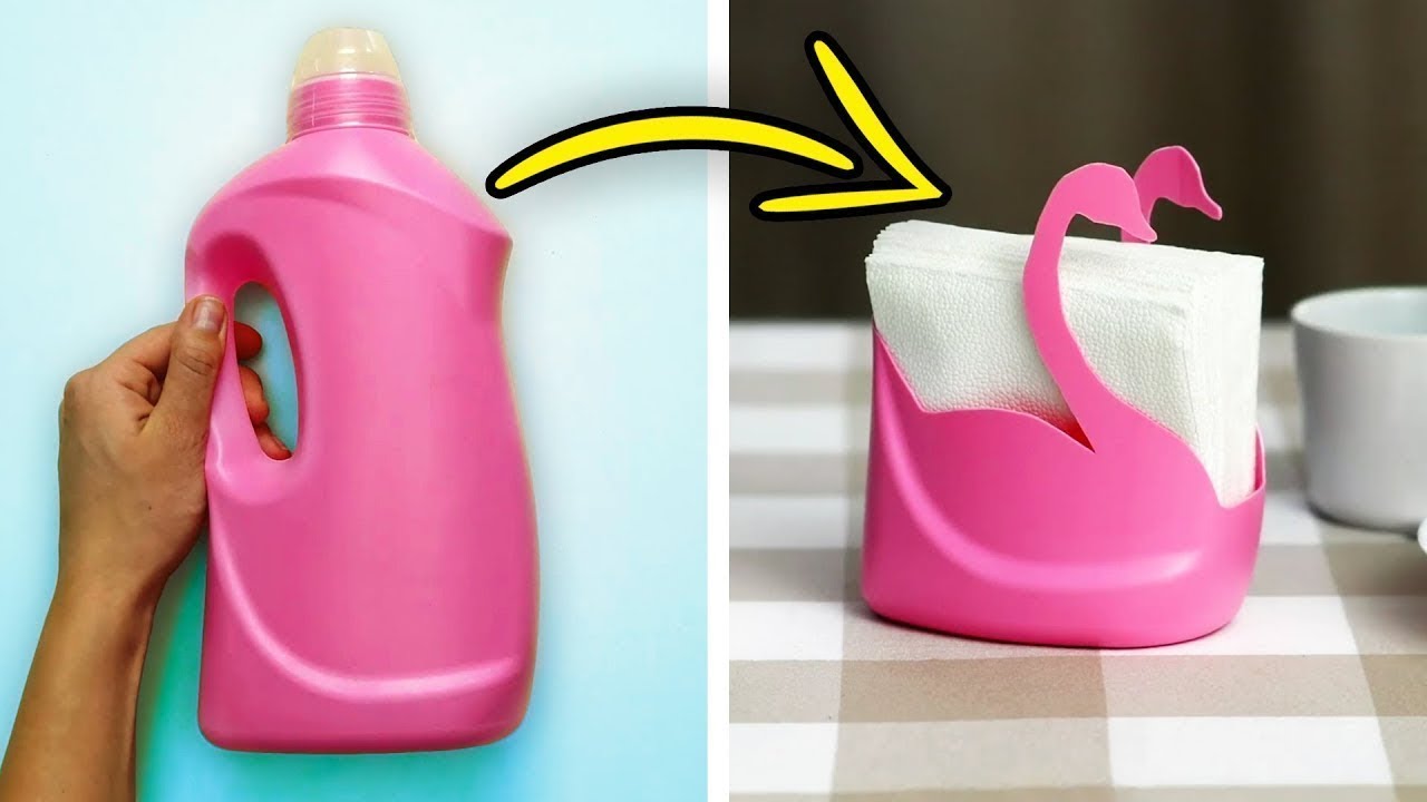 25 MANUALIDADES IMPRESIONANTES DE BOTELLAS DE PLÁSTICO - YouTube