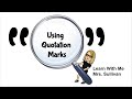 Understanding Quotation Marks