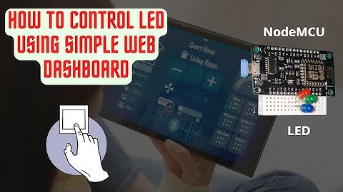 How to control LED via Web using NodeMCU #iot #ledproject #diy #arduinoproject