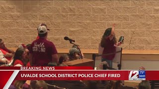 Uvalde school board fires police chief after mass shooting