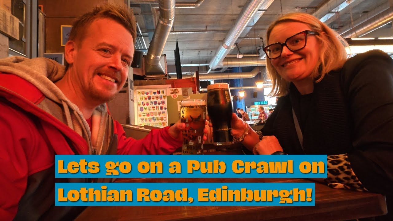 Исследуем самые крутые бары на Лотиан-роуд в Эдинбурге.