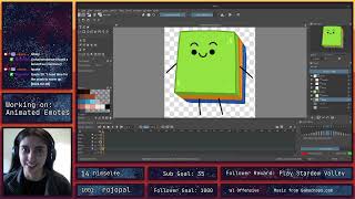 Drawing new animated emotes for the stream | VOD 3.14.24
