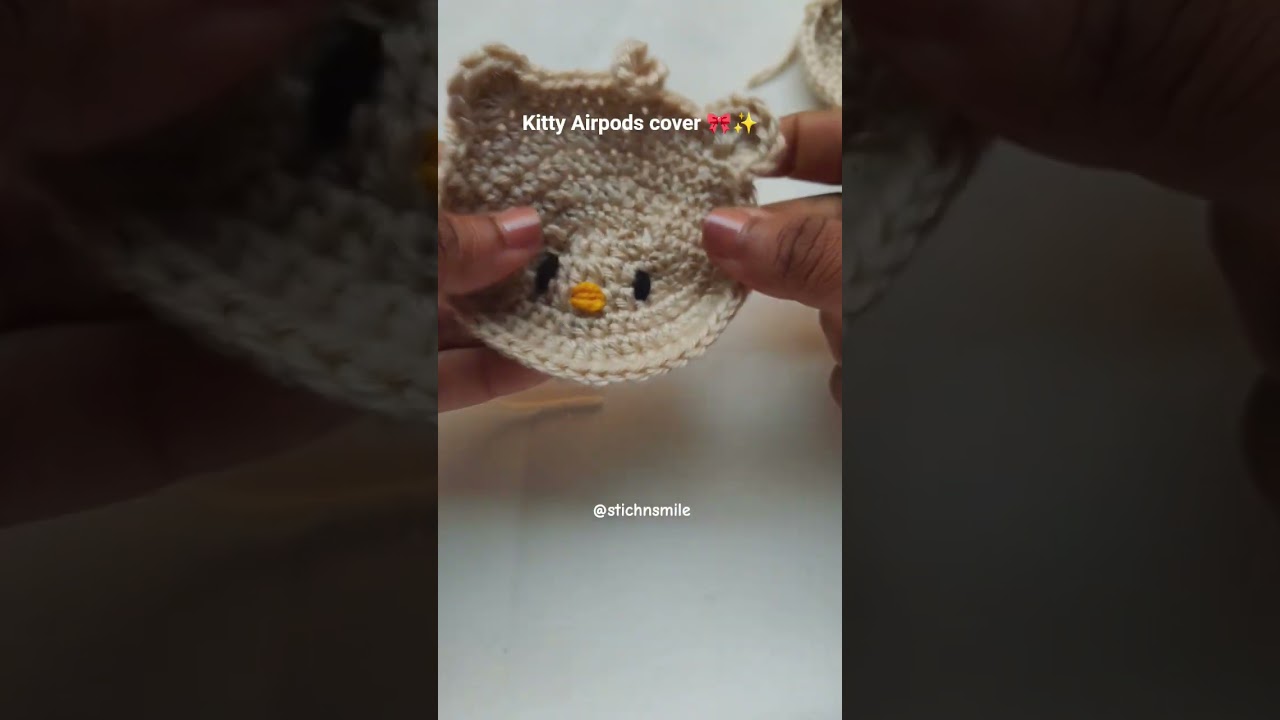 My first custom order 🎀✨ || Crochet Airpods cover || Stich n Smile 