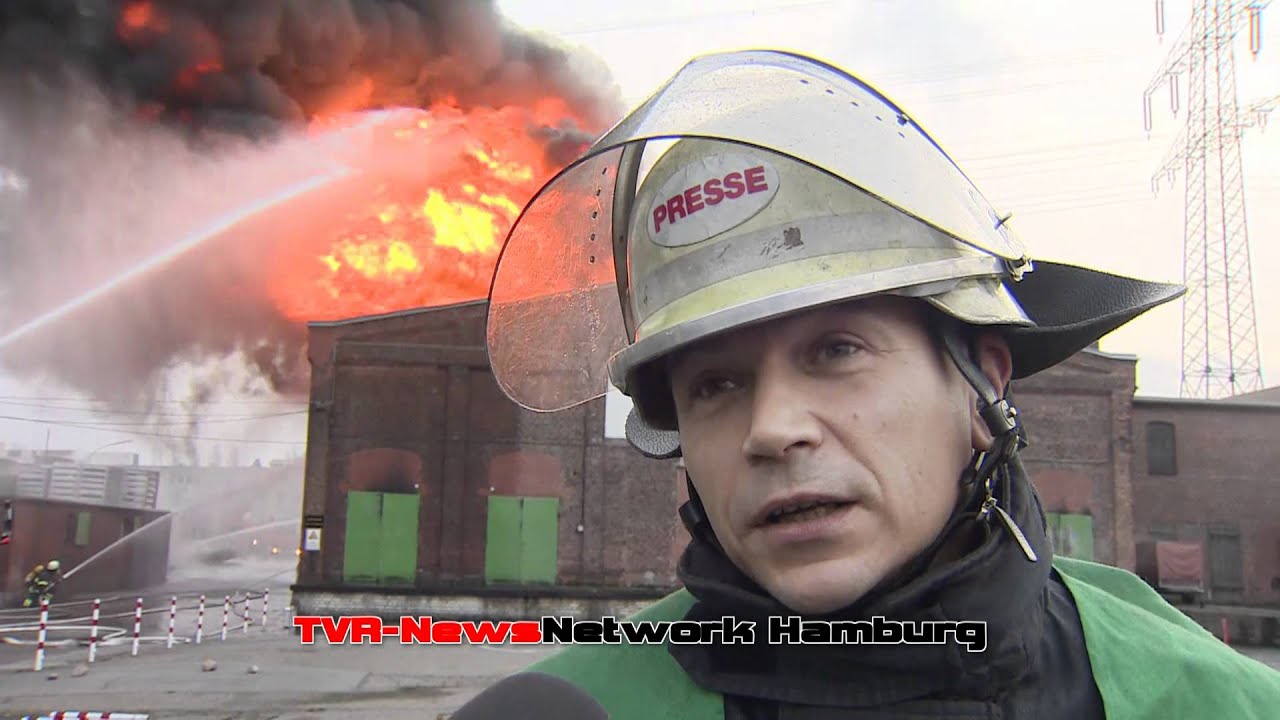 Grossfeuer in HH - Harburg - 3000m² im Vollbrand