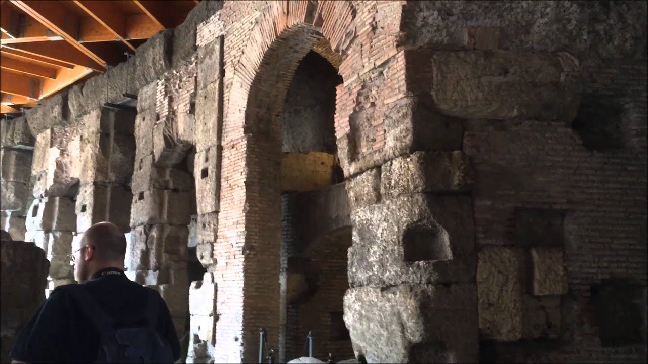 ローマのコロッセオ地下ツアーは発見が一杯です Youtube