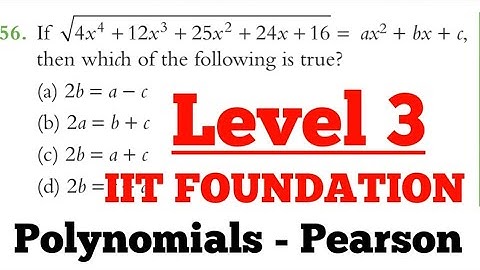 Level 3 Type Questions | IIT JEE Foundation | Maths Class 9th Polynomials- Pearson @RajeshTutorials