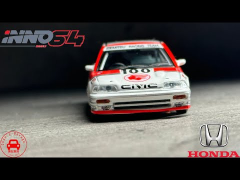 イノモデル　inno64 IDEMITSU HONDA CIVIC EF9 出光 Honda Civic EF9 Idemitsu Motion Temple Racing | HLJ.com