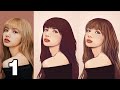 Simple vector art portrait photoshop tutorial