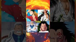 Whose crew you would join between Luffy, Shanks,Garp and Dragon #onepiece #short