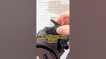 How to install Focus Motor on DJI RS4 #djirs4 #rs4combo #gimbal #focusmotor #short #rs3pro #rs4pro