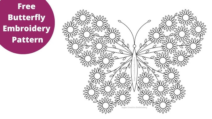 Simple Butterfly Embroidery Design 🦋 Unique and Modern Free Hand Embroidery Patterns for Beginners 🦋 - YouTube simple-butterfly-embroidery-design-unique-and-modern-free-hand-embroidery-patterns-for-beginners-youtube