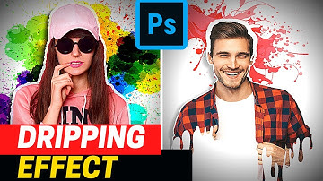 Paint Dripping Effect Photoshop Tutorial || Splatter Effect || 2020