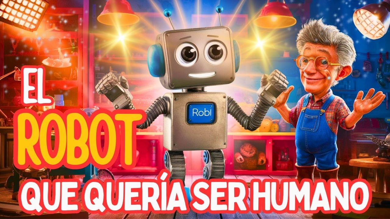 🤖✨ El ROBOT que Quería Ser HUMANO 👦🏻​ | Cuentos infantiles | Cuentos cortos para Niños