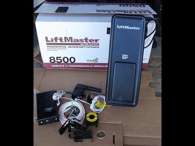 Install Liftmaster 8500 Jackshaft, Torsion Bar Mounted Garage Door Opener