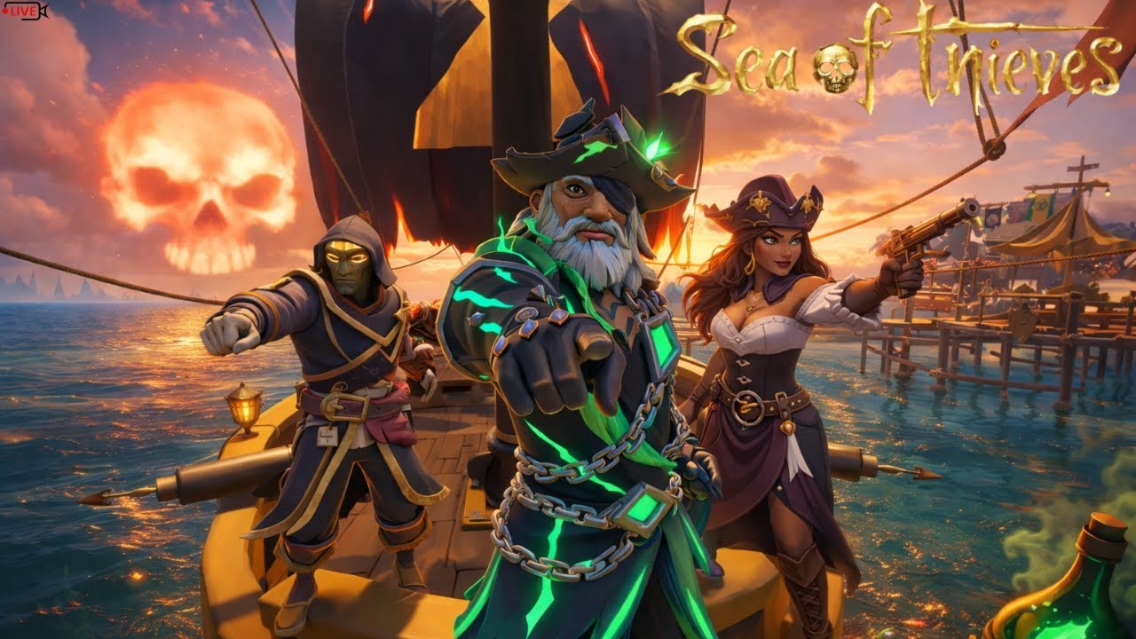 Taking Over Burning blade | Sea of Thieves LIVE