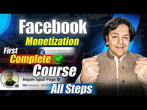 Facebook Content Monetization in Pakistan Facebook Monetization Setup Course