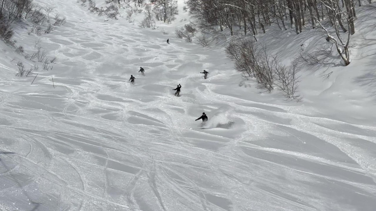 First turns in Hakuba