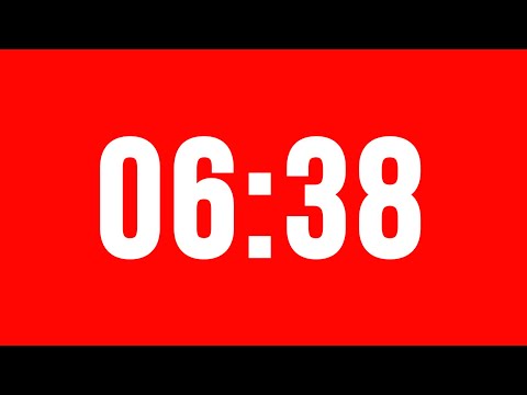 6 Minute 38 Second Timer With Alarm Without Music