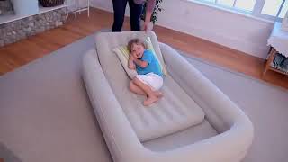 INTEX Kids Travel Bed Set, Includes Double Quick 1 Hand Pump (Ages 3-6) screenshot 2