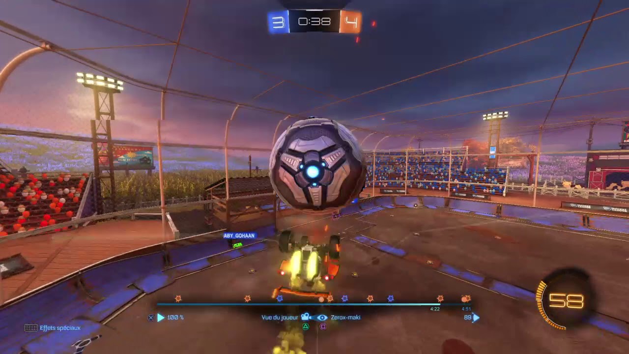 rocket league bicyclette