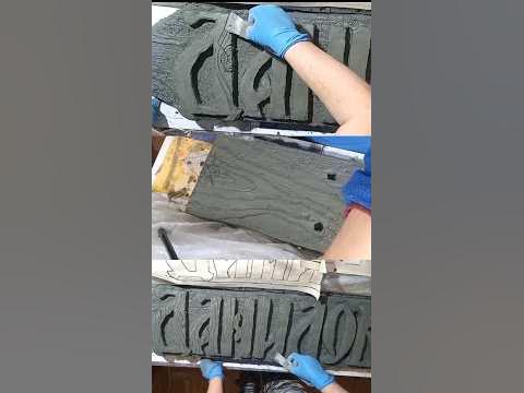 Деревянная доска! Цемент! Своими руками! #artconcrete #cementcraftideas ...