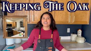 Stop Hating Honey Oak! 🍯 Creating a Dark Academia Cottage Kitchen