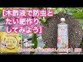 ［木酢液で防虫と堆肥作りしてみよう］