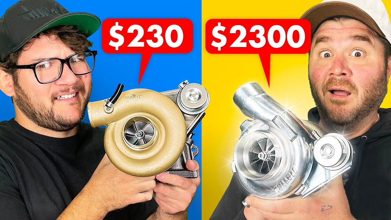 $230 Turbo vs $2300 Turbo, on YouTube