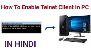 How To Enable Telnet In PC | How To Enable Telnet Client In Windows 10 #telnet #telnetclient
