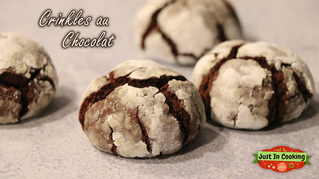 Les crinkles : des petits gâteaux moelleux au chocolat : Il était une fois  la pâtisserie