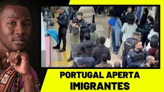 Portugal Combate Imigrantes No Centro Comercial Babilnia 