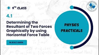 4.1 | Determining the resultant force using Horizontal Force Table | 9th Physics Practical