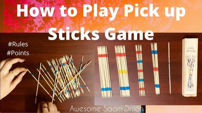 18  Giant Pick Up Sticks Game