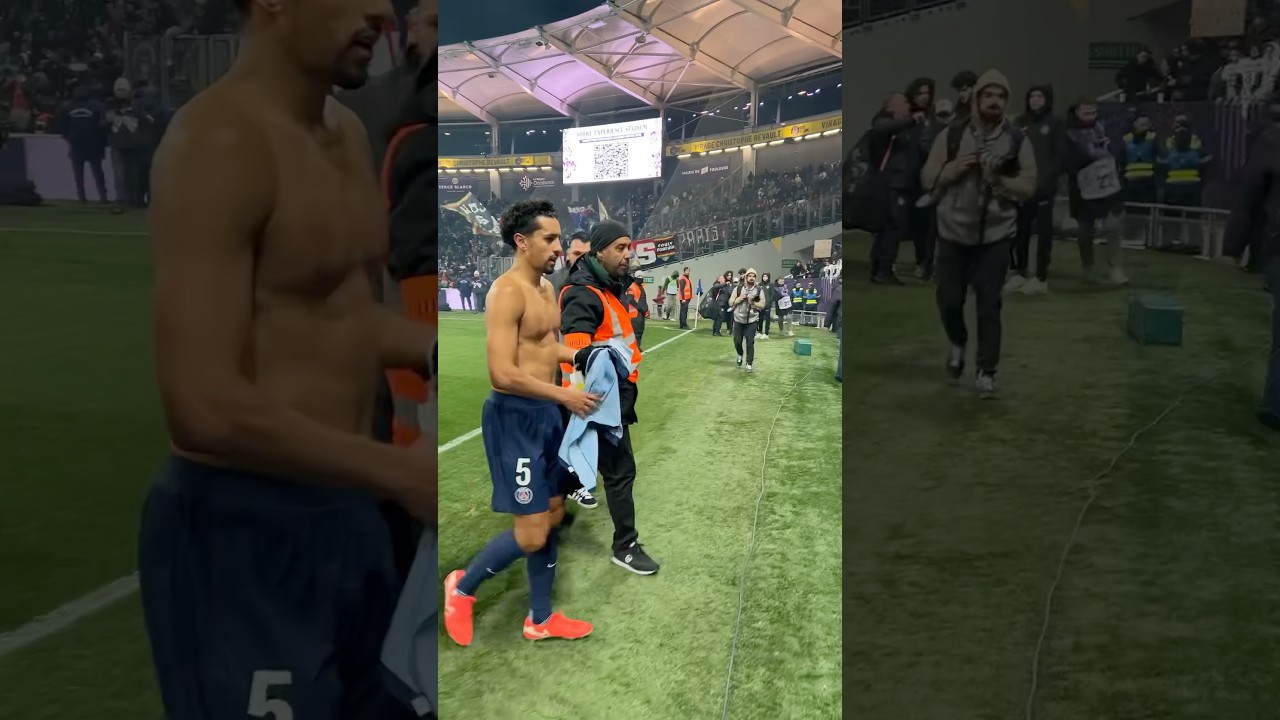 Beautiful gesture from Marquinhos 😍🎁